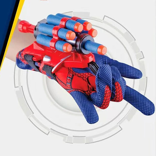 New for spiderman Figure Toy Kids Plastic Cosplay Glove Launcher Set Hero Launcher Wrist Toy Halloween Funny Toys Boy gift