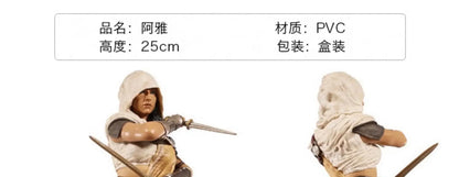 Assassins Creed Aya Bayek Altair Connor Action Figure