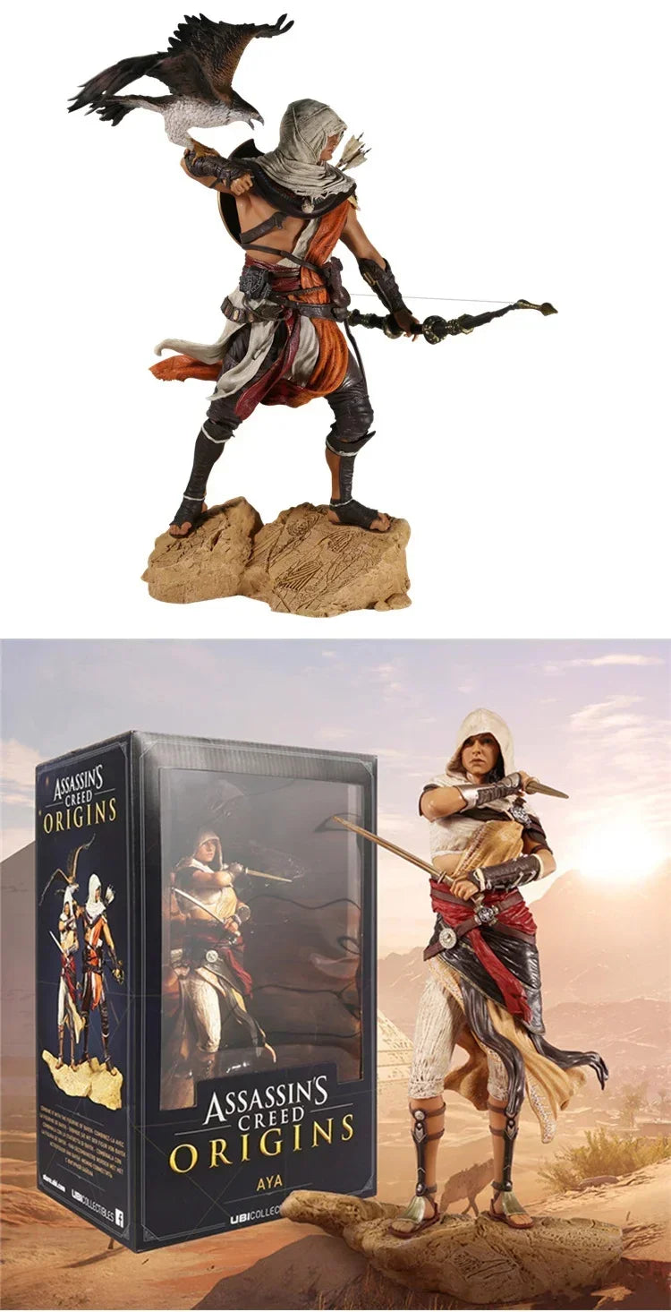 Assassins Creed Aya Bayek Altair Connor Action Figure