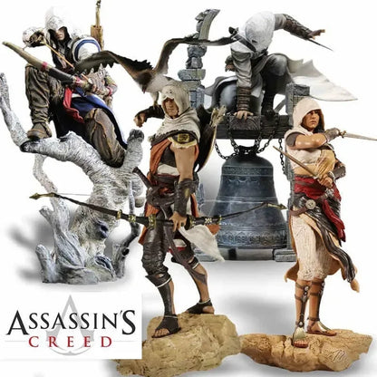 Assassins Creed Aya Bayek Altair Connor Action Figure