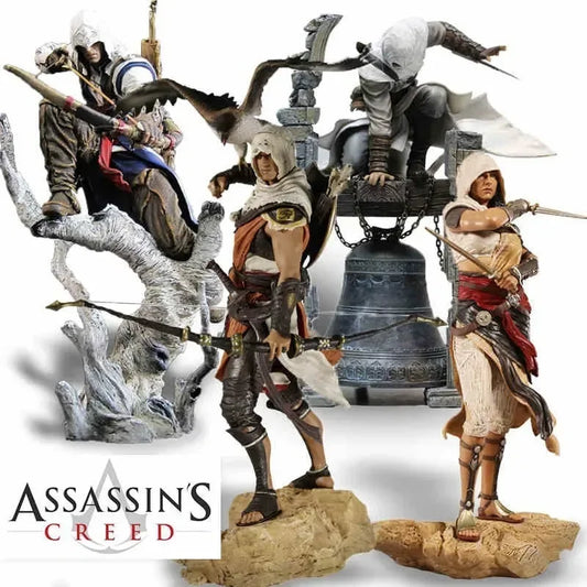 Assassins Creed Aya Bayek Altair Connor Action Figure